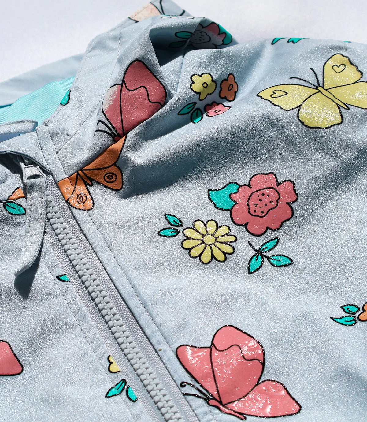 Butterfly Flower Colour Changing Raincoat uk.hollyandbeau.com