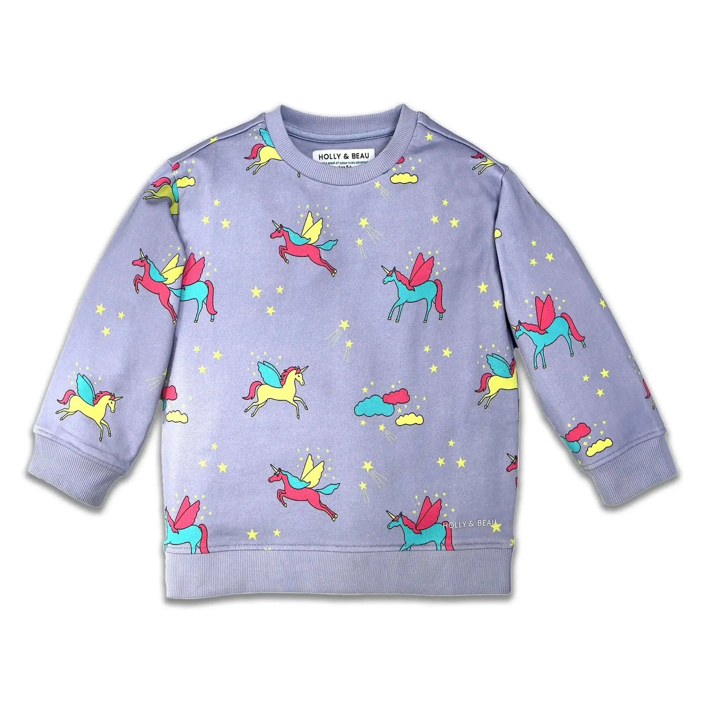 Organic Cotton Unicorn Sweatshirt Hollyandbeauu