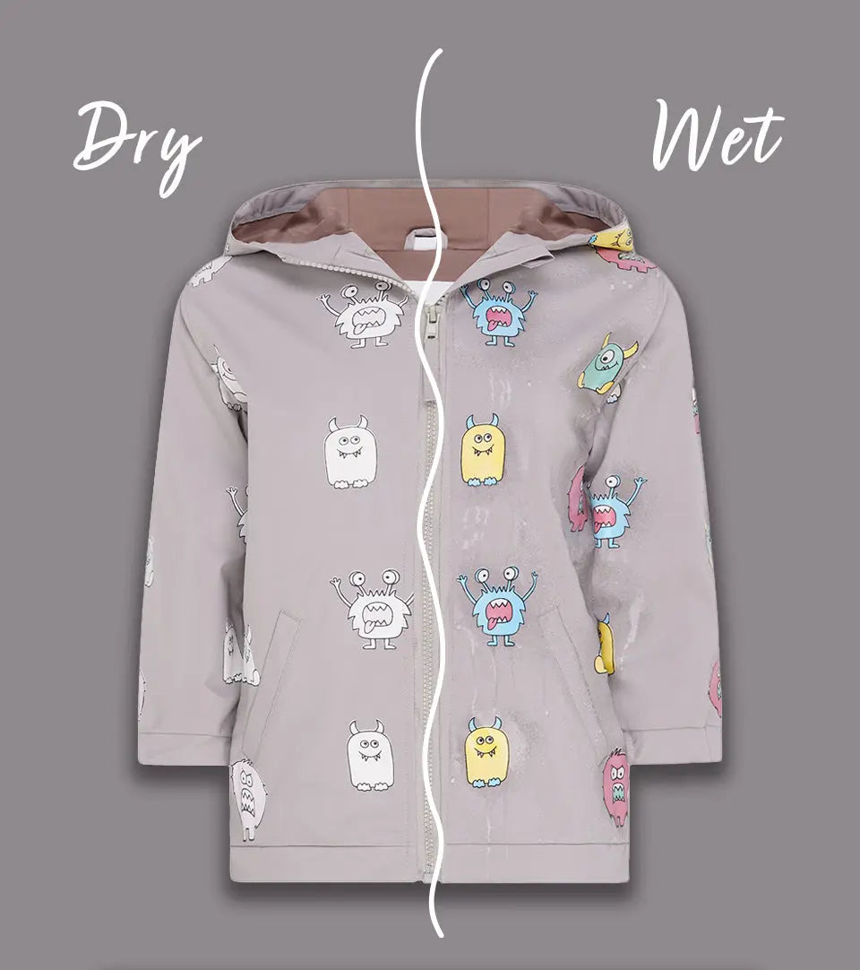 Monster Colour Changing Raincoat Hollyandbeauu