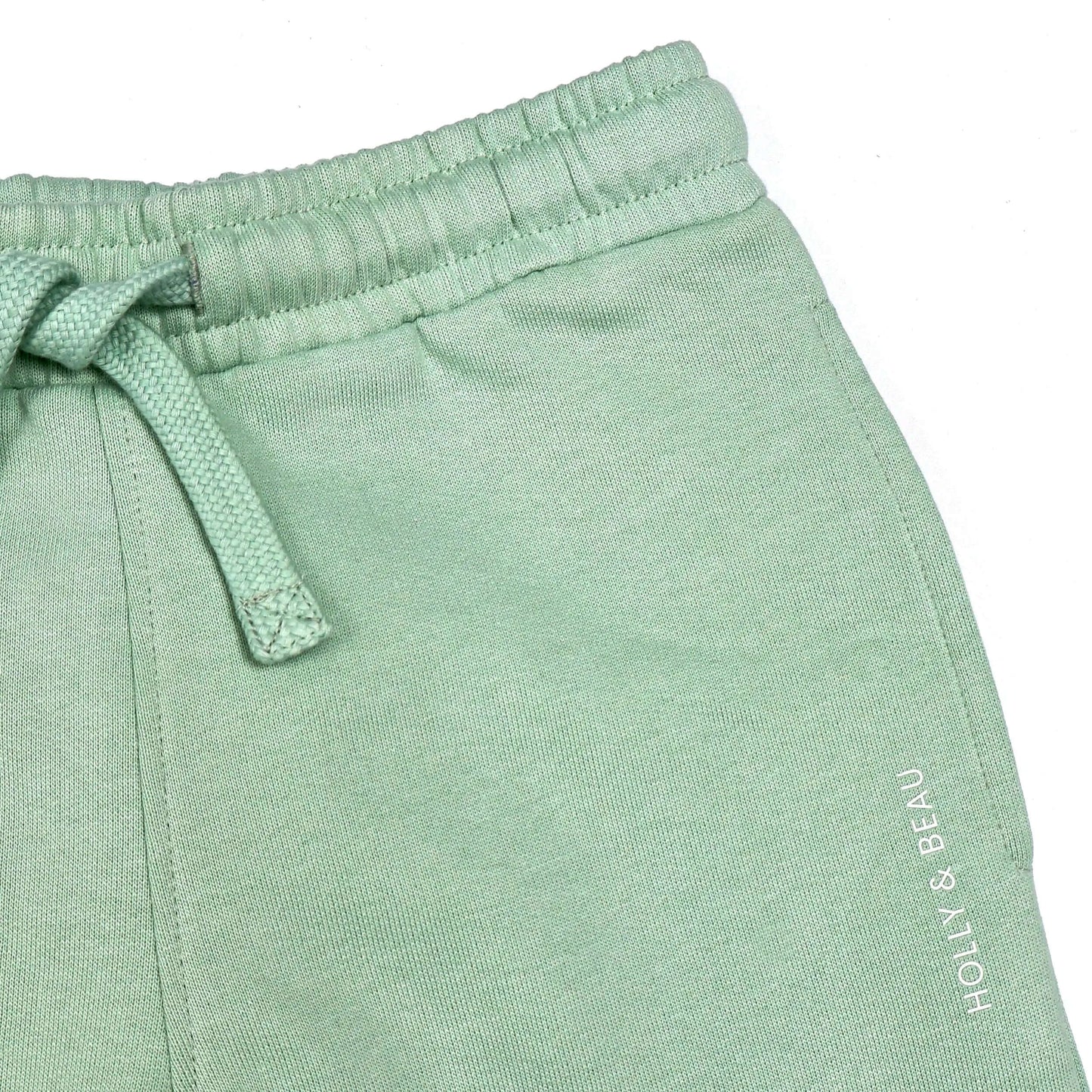 Organic Cotton Everyday Sage Green Joggers Hollyandbeauu