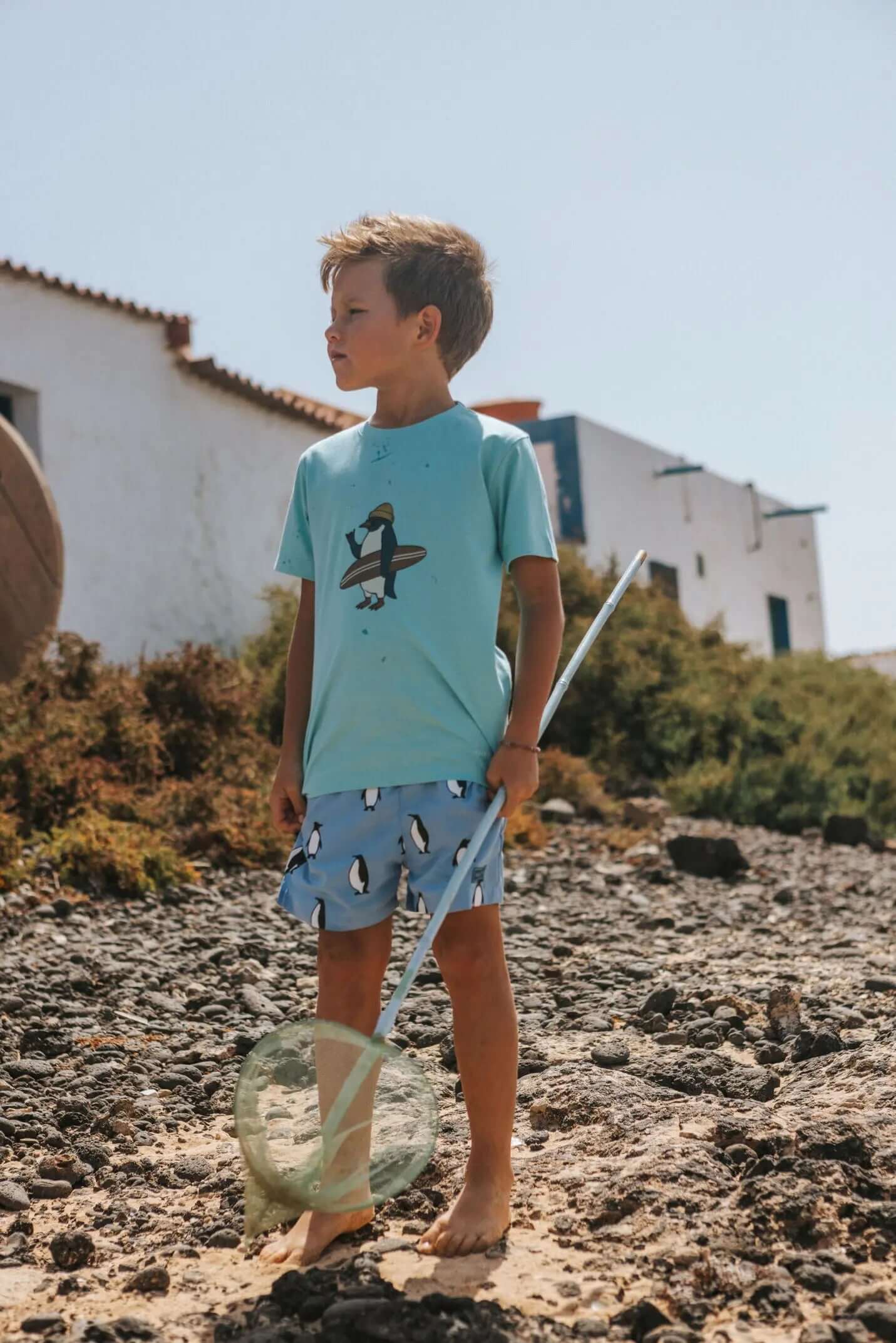 Organic Cotton Penguin T-Shirt Hollyandbeauu