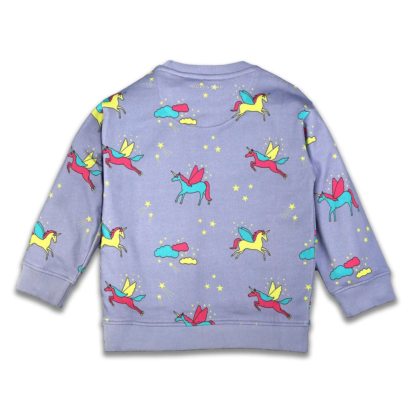 Organic Cotton Unicorn Sweatshirt Hollyandbeauu