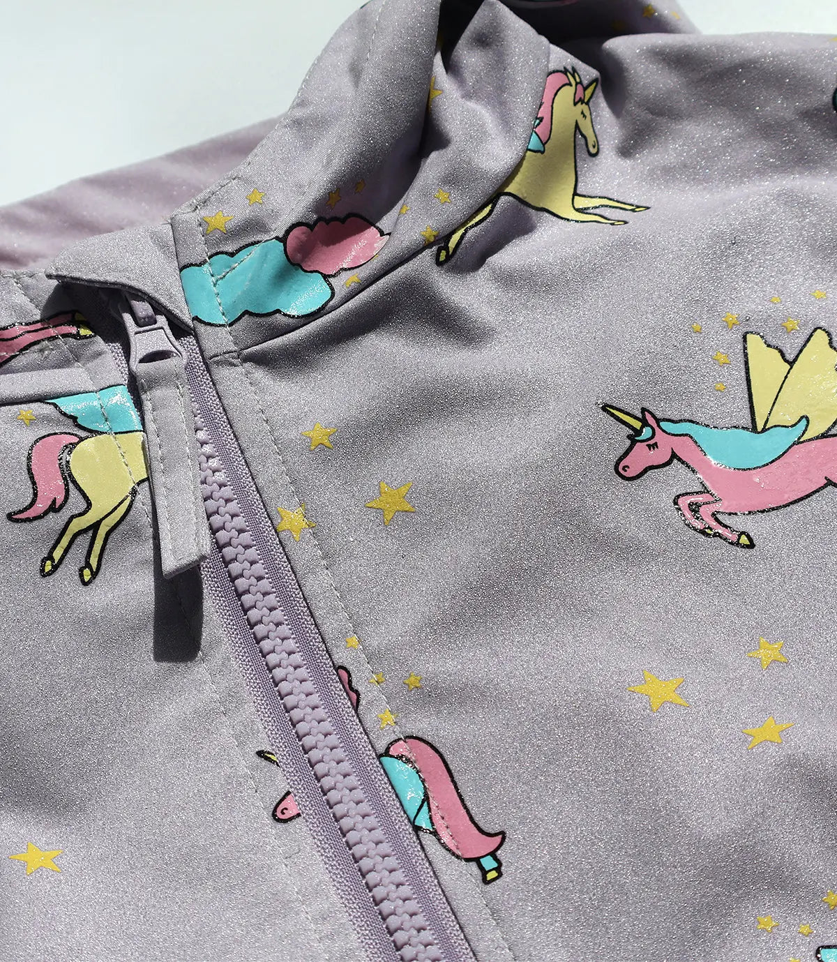 Purple Unicorn Colour Changing Raincoat Hollyandbeauu