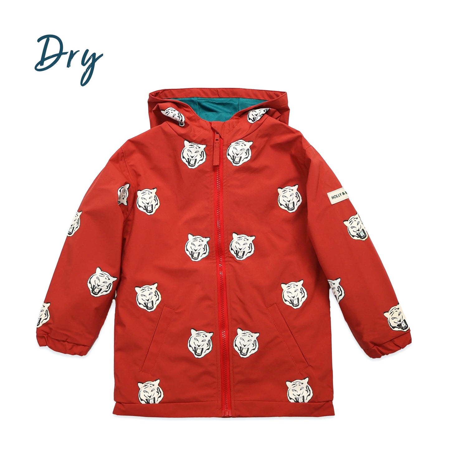 Tiger Colour Changing Raincoat Hollyandbeauu