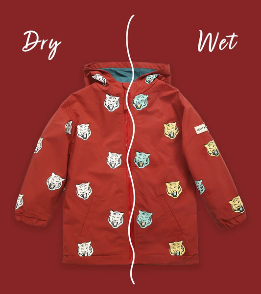 Tiger Colour Changing Raincoat Hollyandbeauu