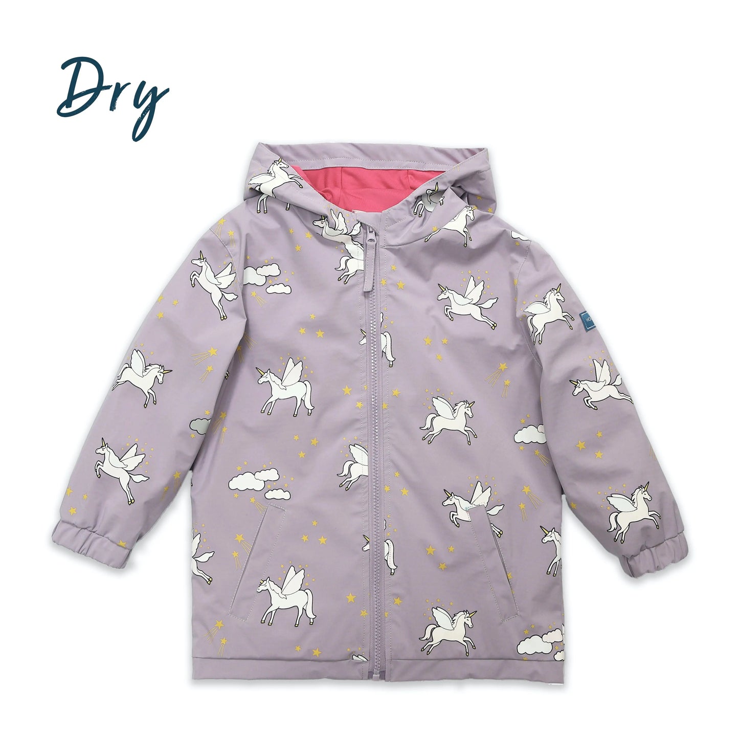 Unicorn Colour Changing Raincoat Hollyandbeauu