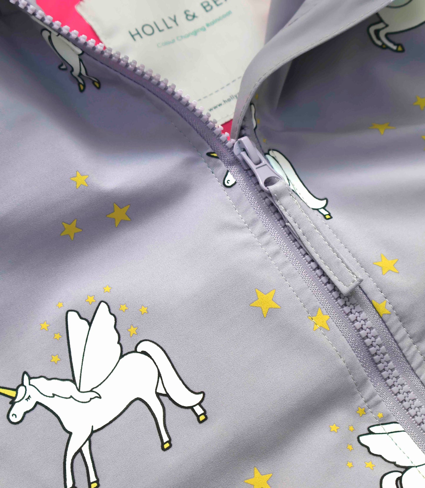 Unicorn Colour Changing Raincoat Hollyandbeauu