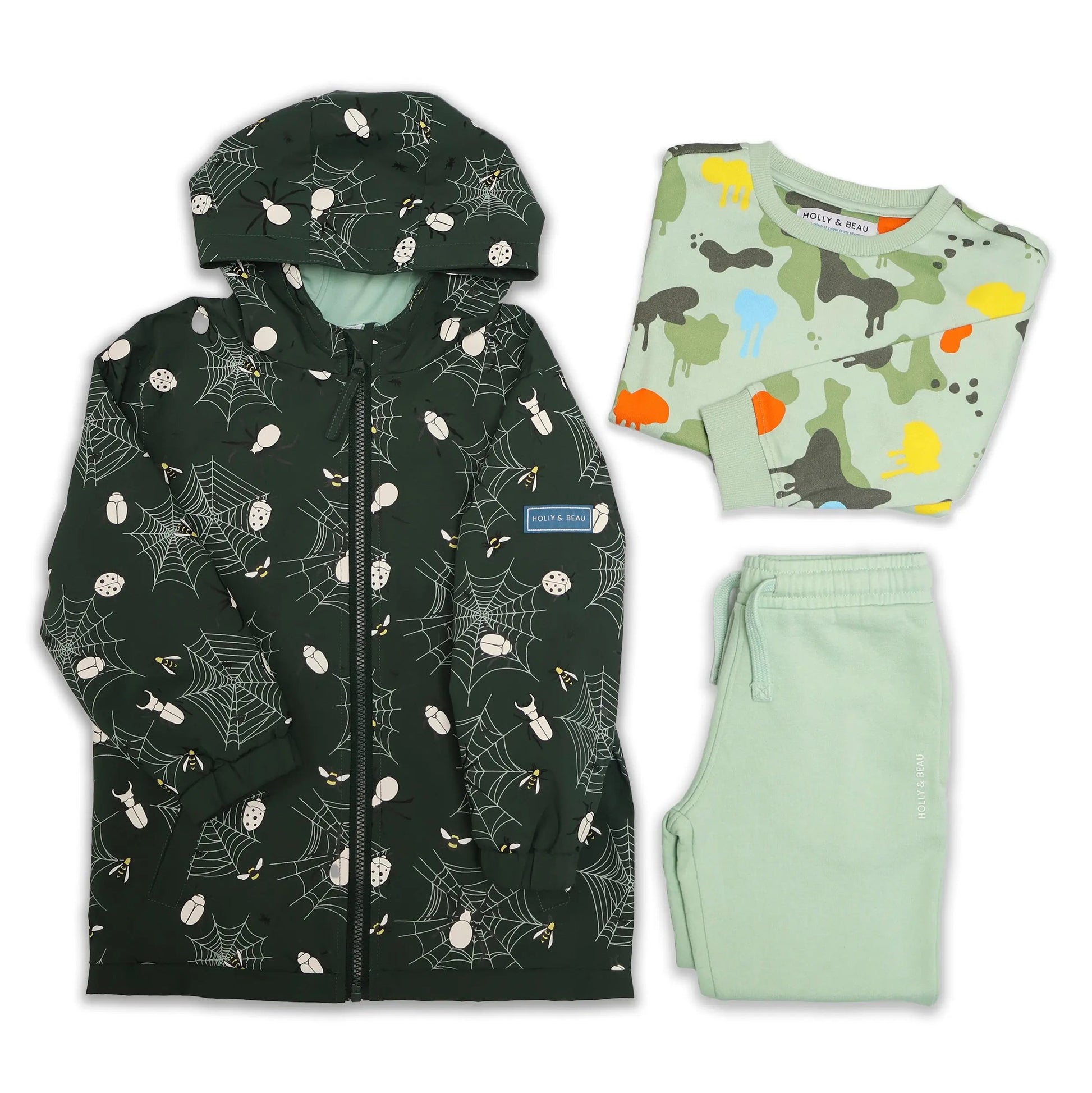 All Green Camo Adventure Bundle uk.hollyandbeau.com
