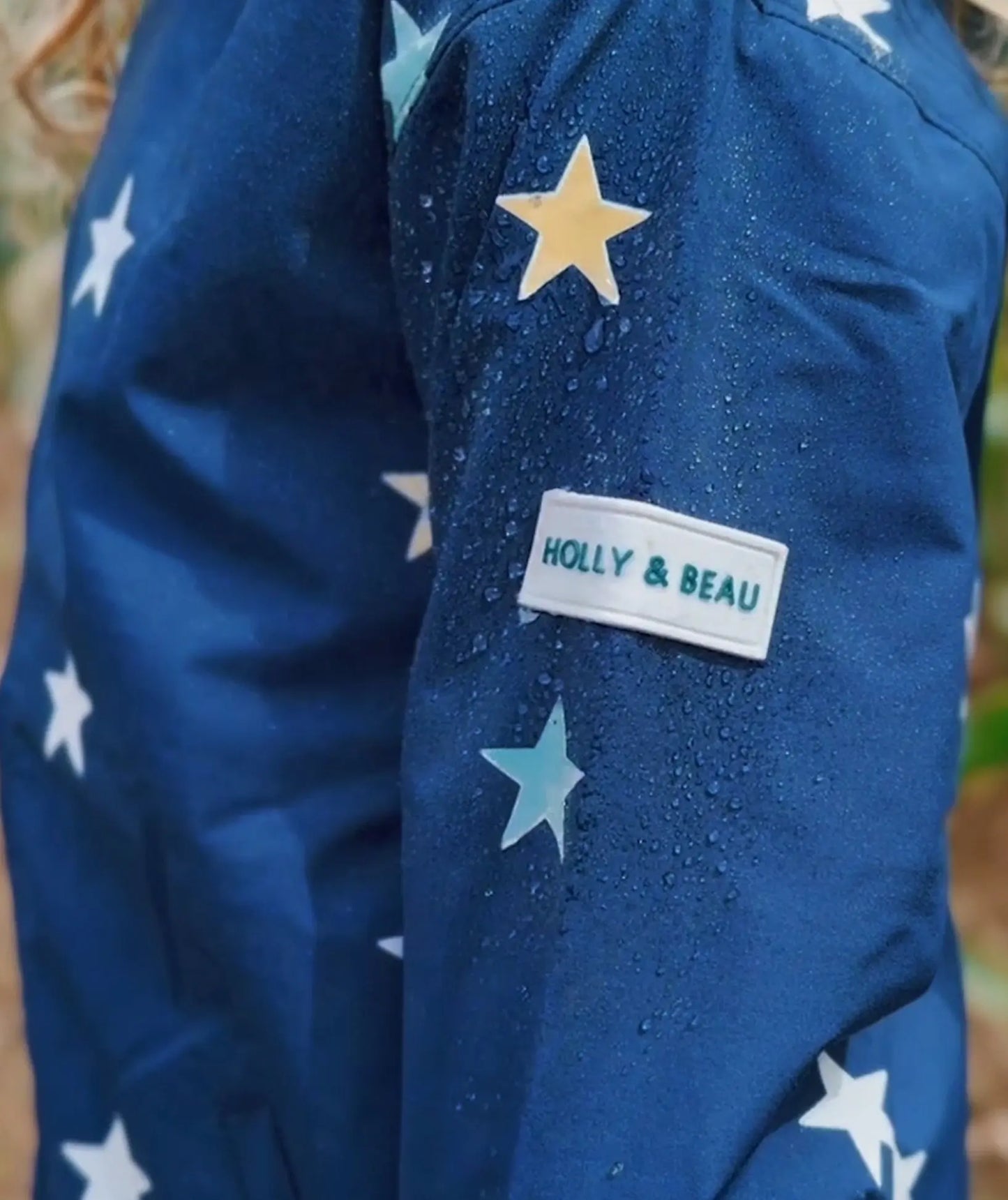 Blue Star Colour Changing Raincoat Hollyandbeauu