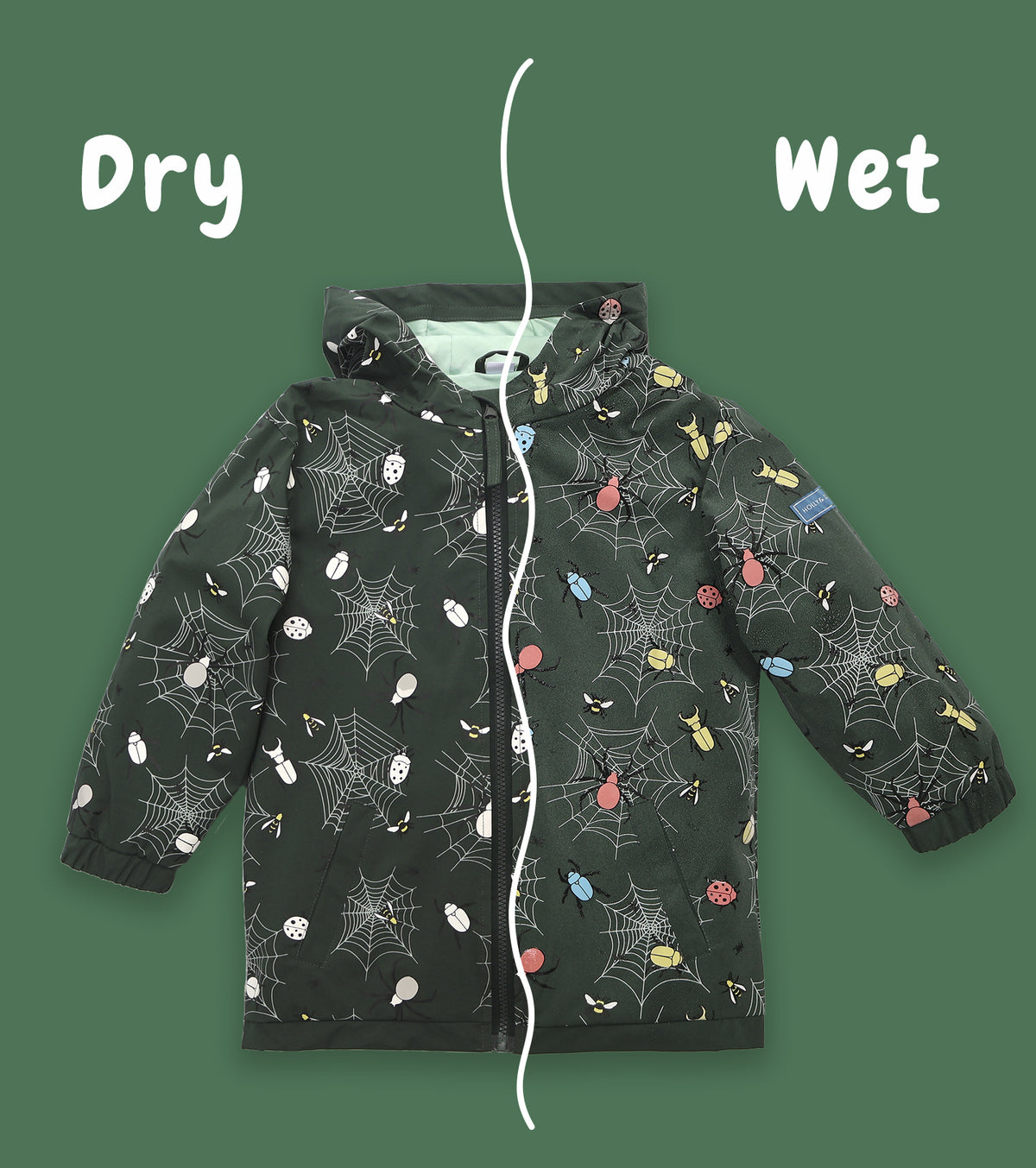 Bugs Changing Raincoat