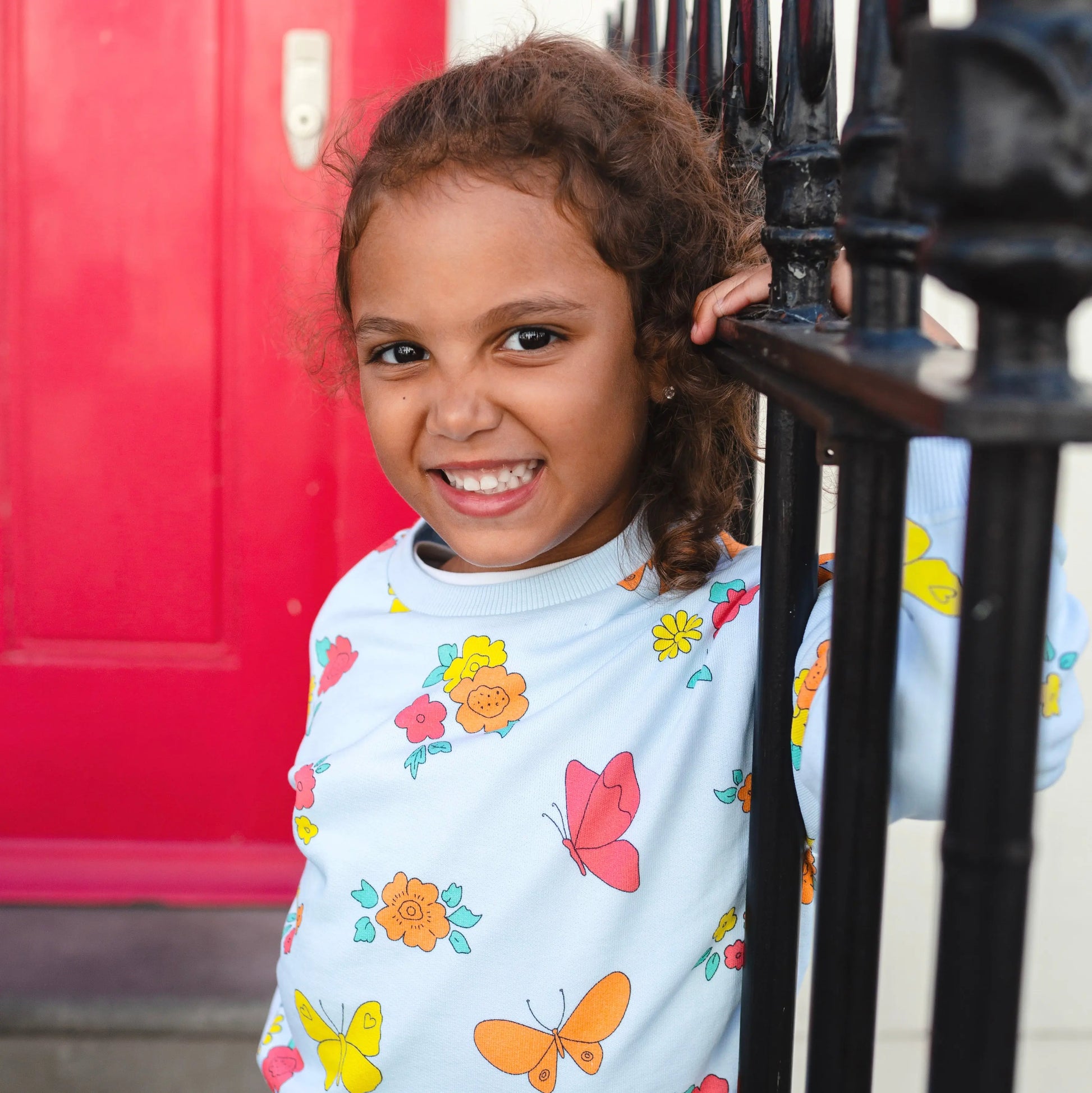 Butterfly Flower Sweat Set uk.hollyandbeau.com