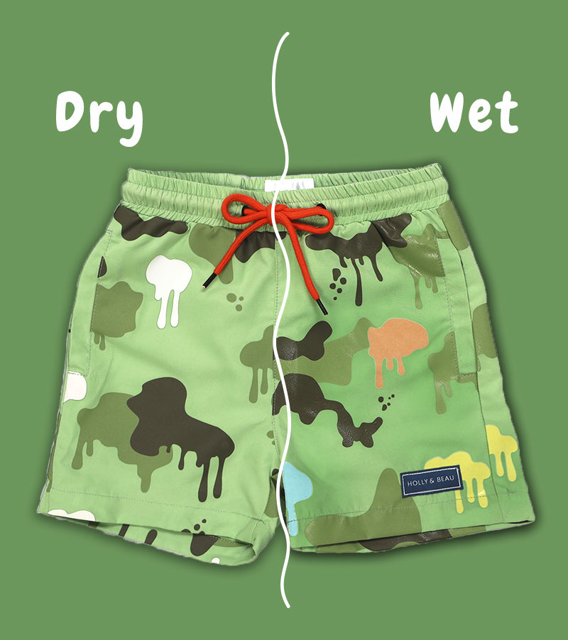 Camouflage Colour Changing Swim Shorts