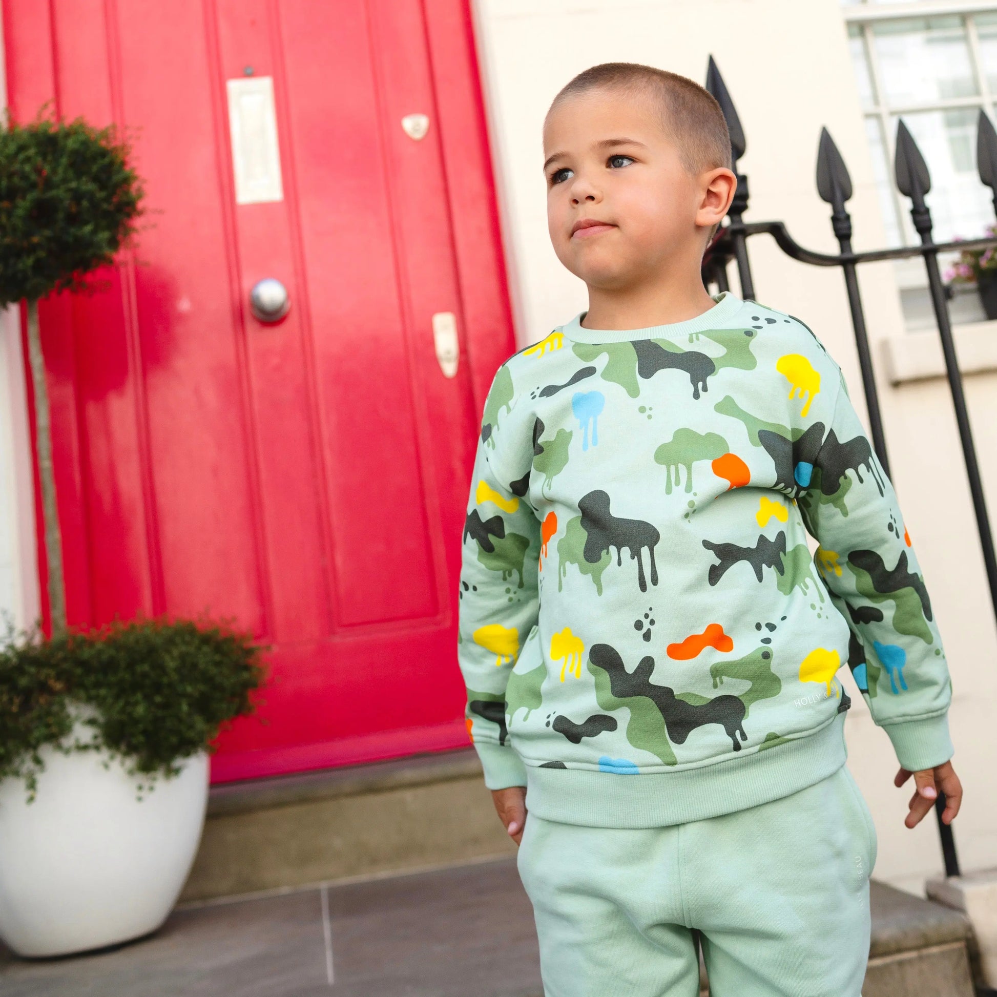 Camouflage Sweat Set uk.hollyandbeau.com