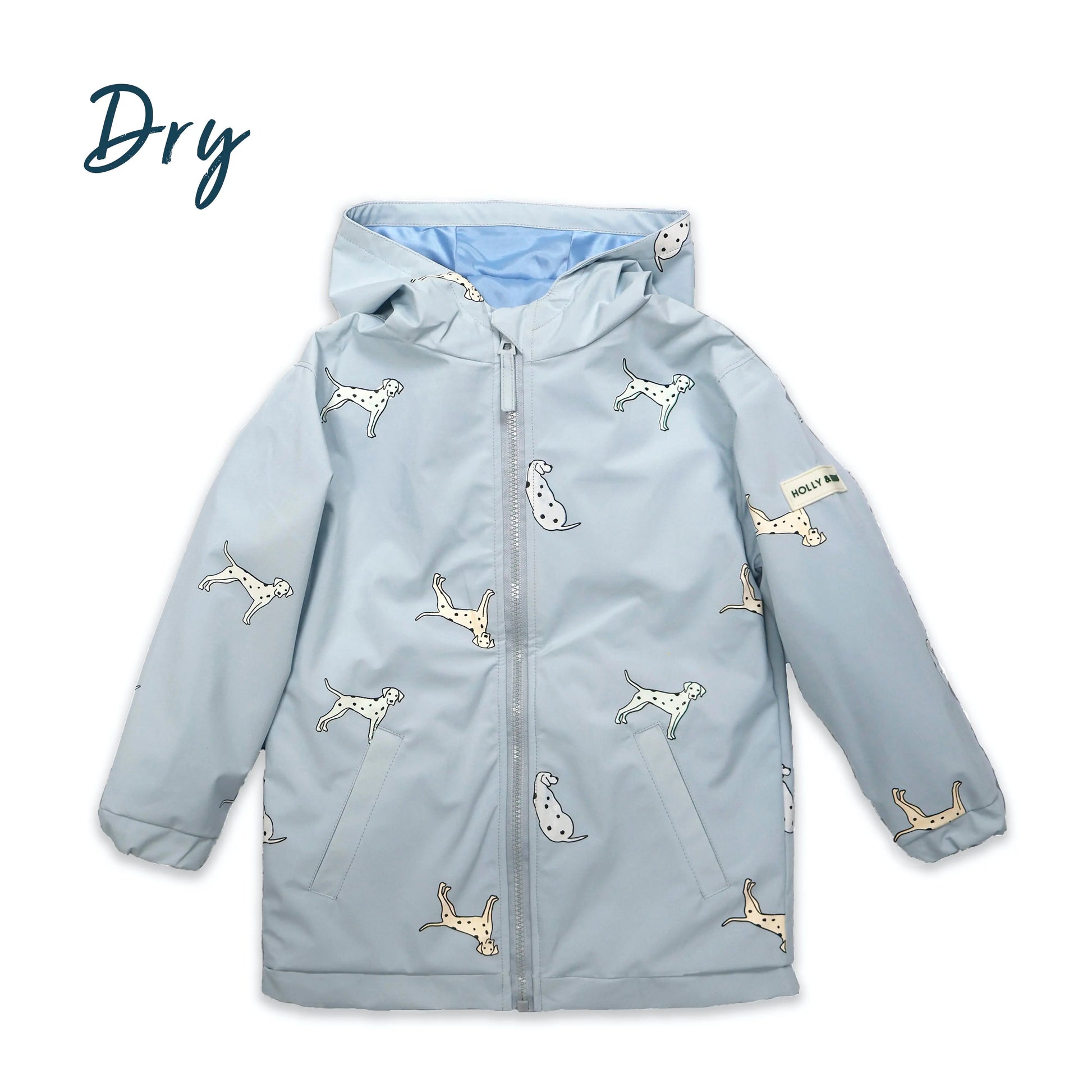Dalmatian Colour Changing Raincoat Hollyandbeauu