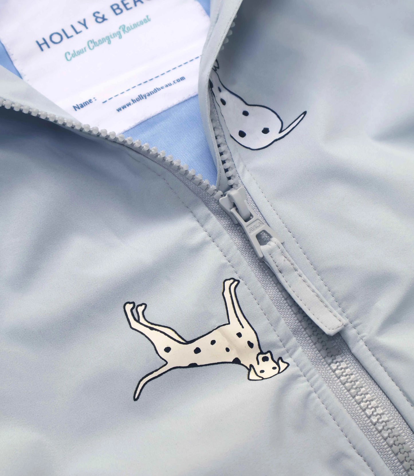 Dalmatian Colour Changing Raincoat Hollyandbeauu