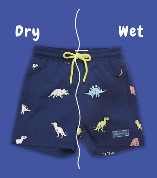 Dinosaur Colour Changing Swim Shorts