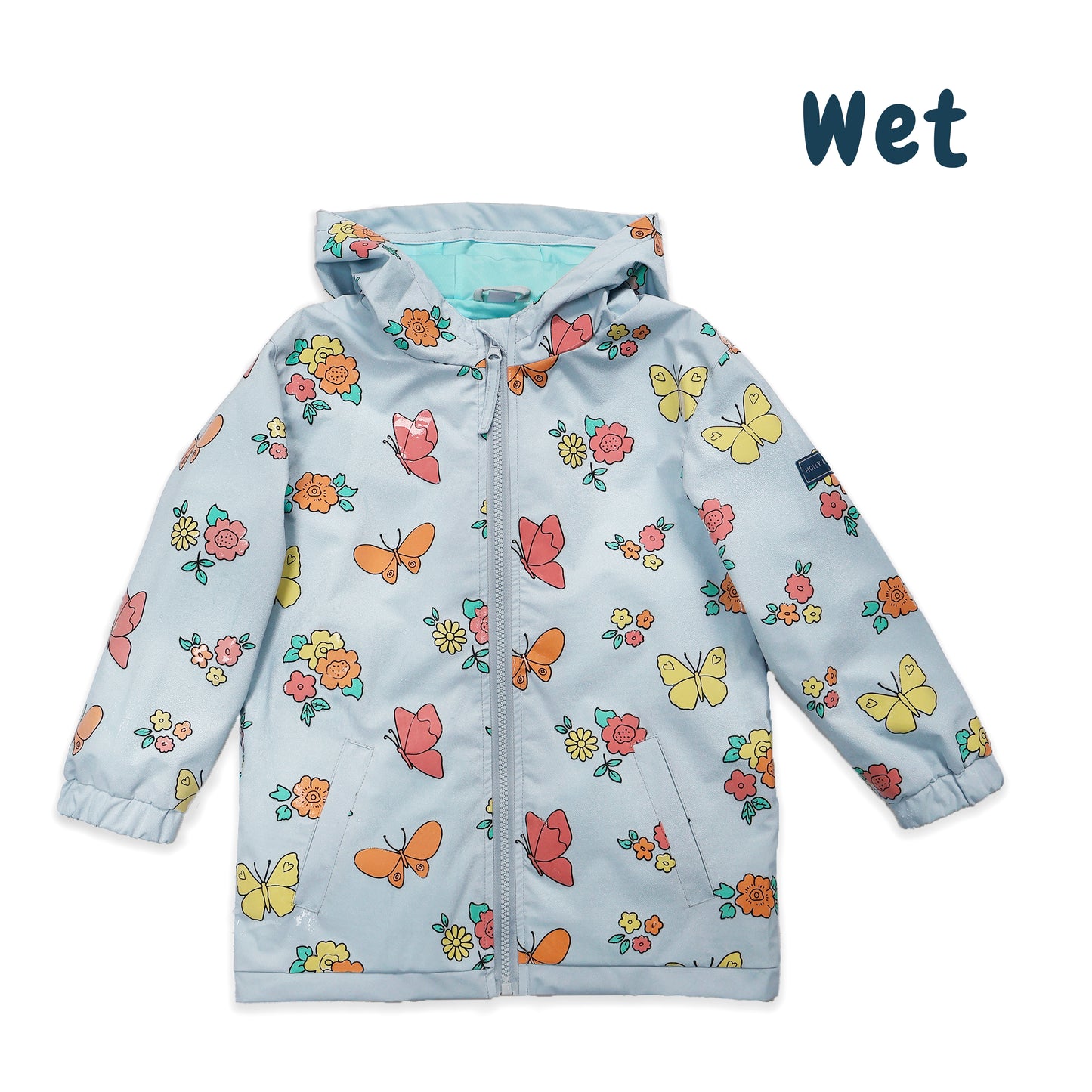 Butterfly Flower Colour Changing Raincoat