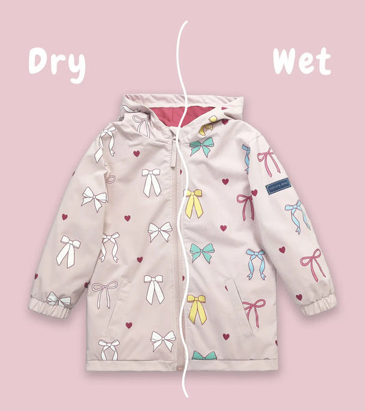 Hearts & Bows Colour Changing Raincoat Hollyandbeauu