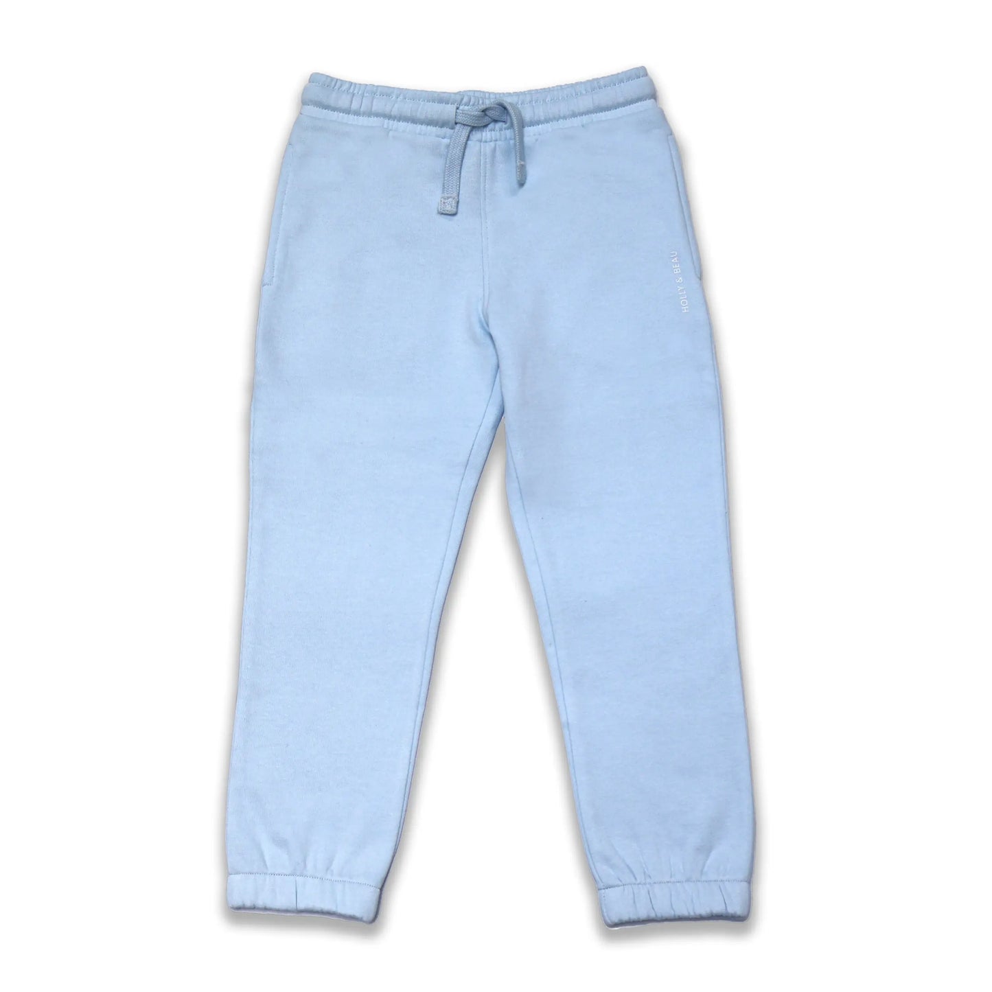 Organic Cotton Everyday Blue Joggers Hollyandbeauu
