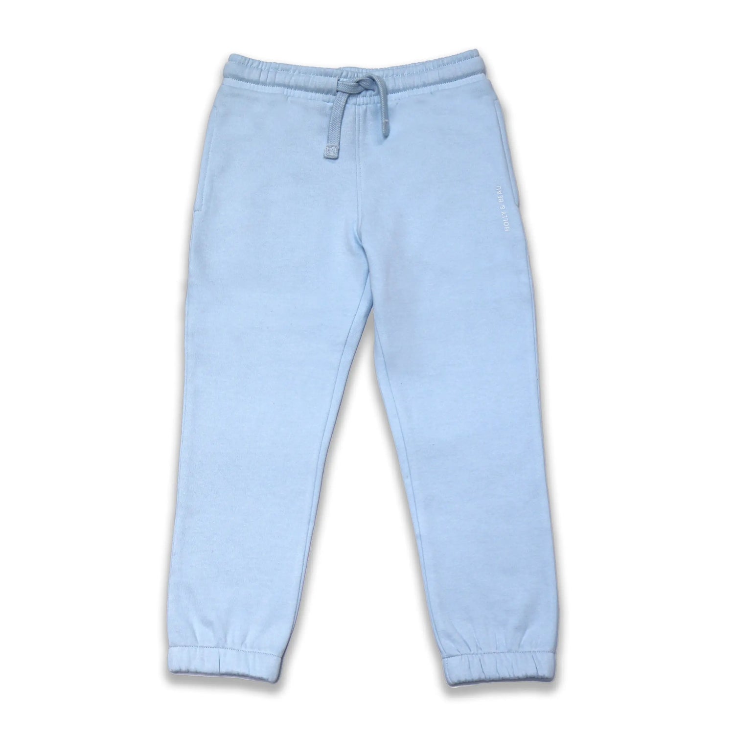 Organic Cotton Everyday Blue Joggers Hollyandbeauu