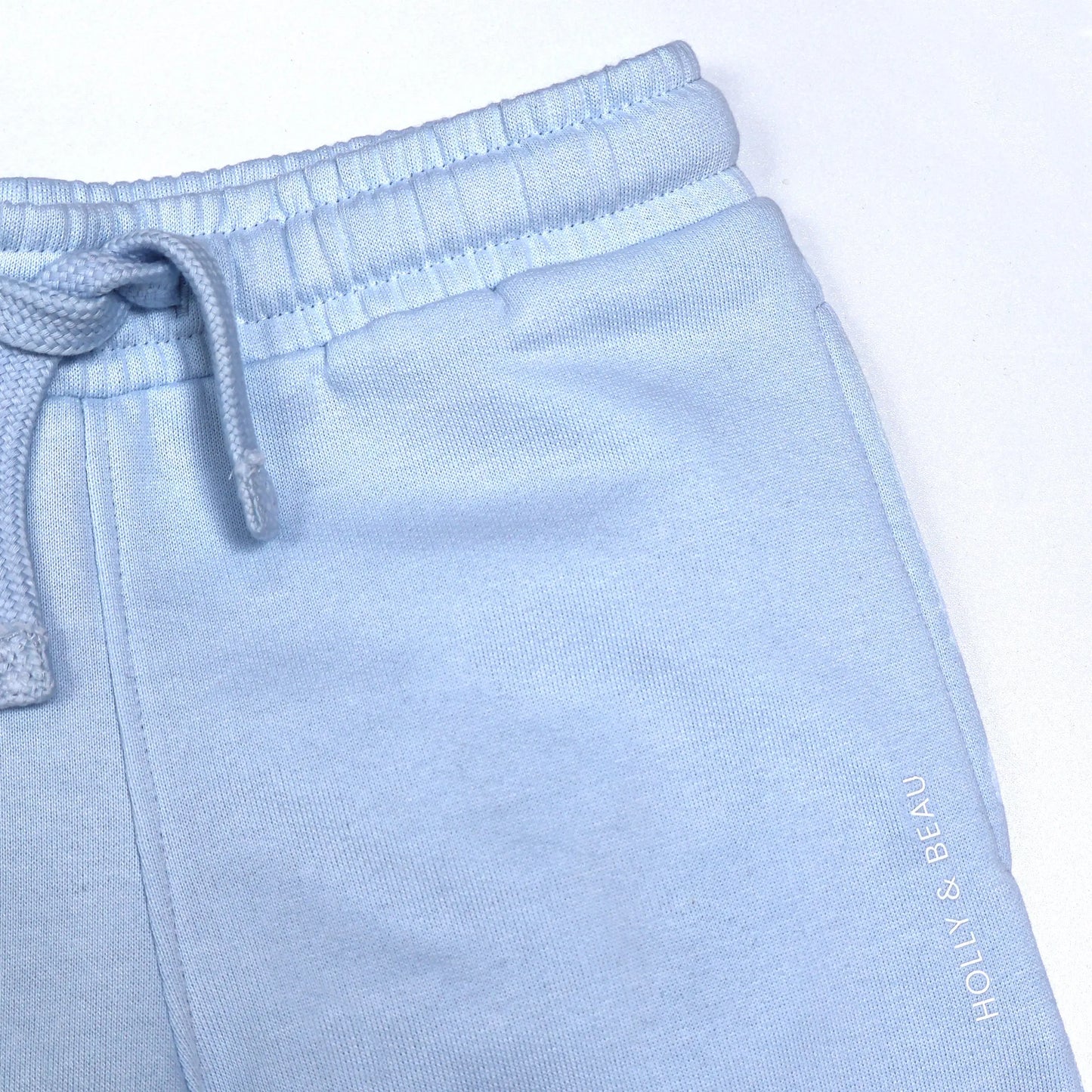 Organic Cotton Everyday Blue Joggers Hollyandbeauu