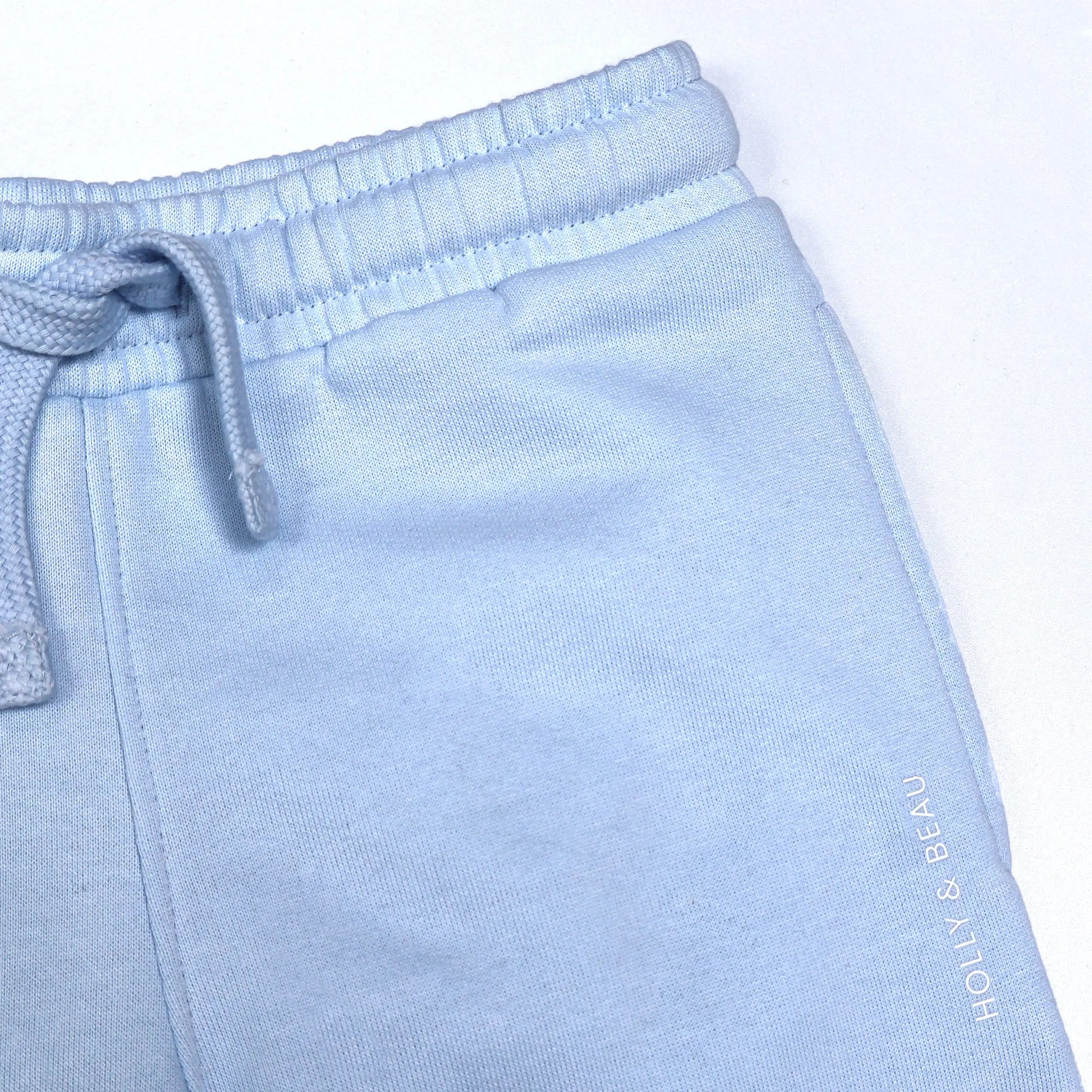 Organic Cotton Everyday Blue Joggers Hollyandbeauu