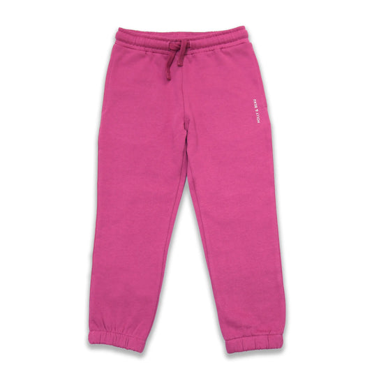 Organic Cotton Everyday Raspberry Pink Joggers Hollyandbeauu