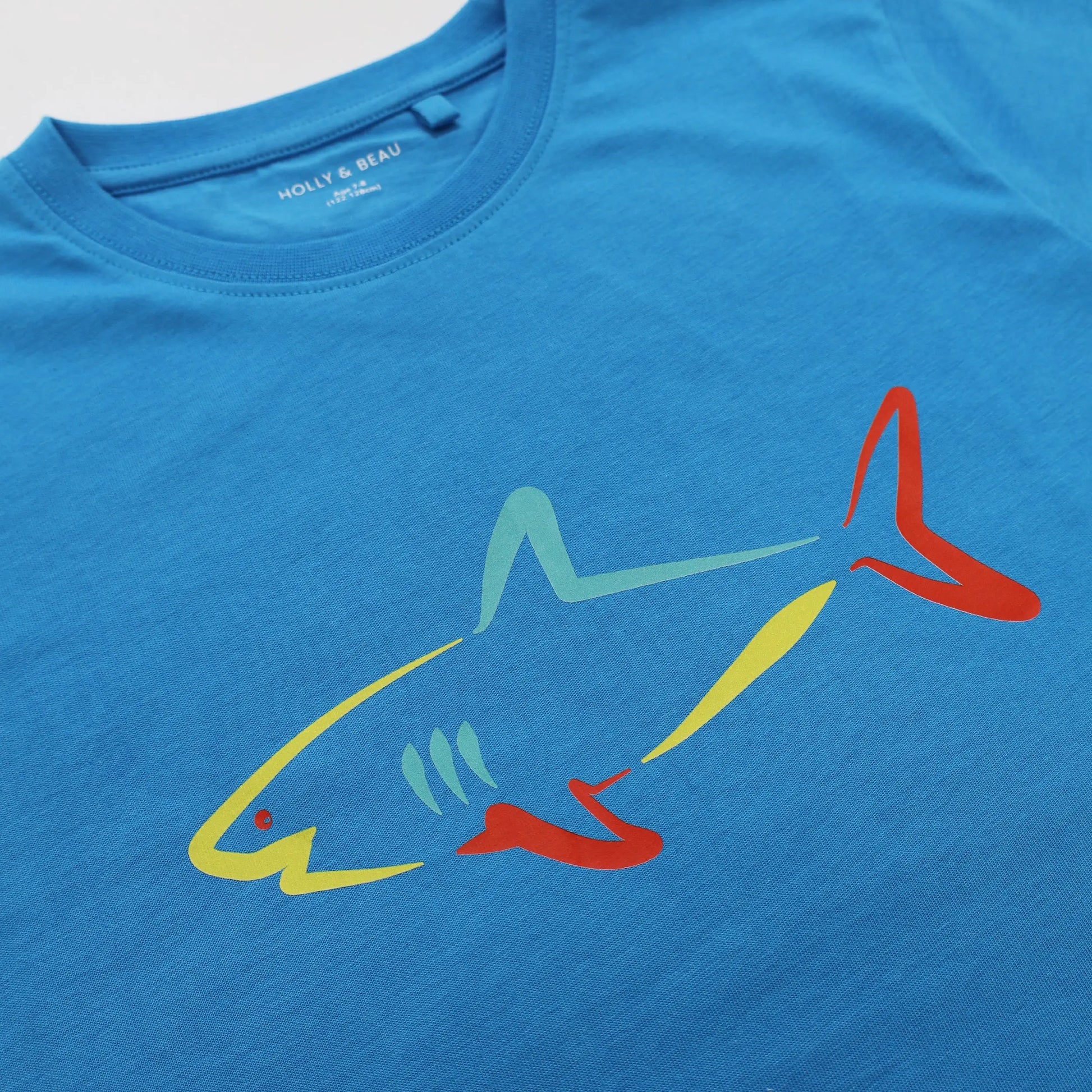 Organic Cotton Shark T-Shirt Hollyandbeauu