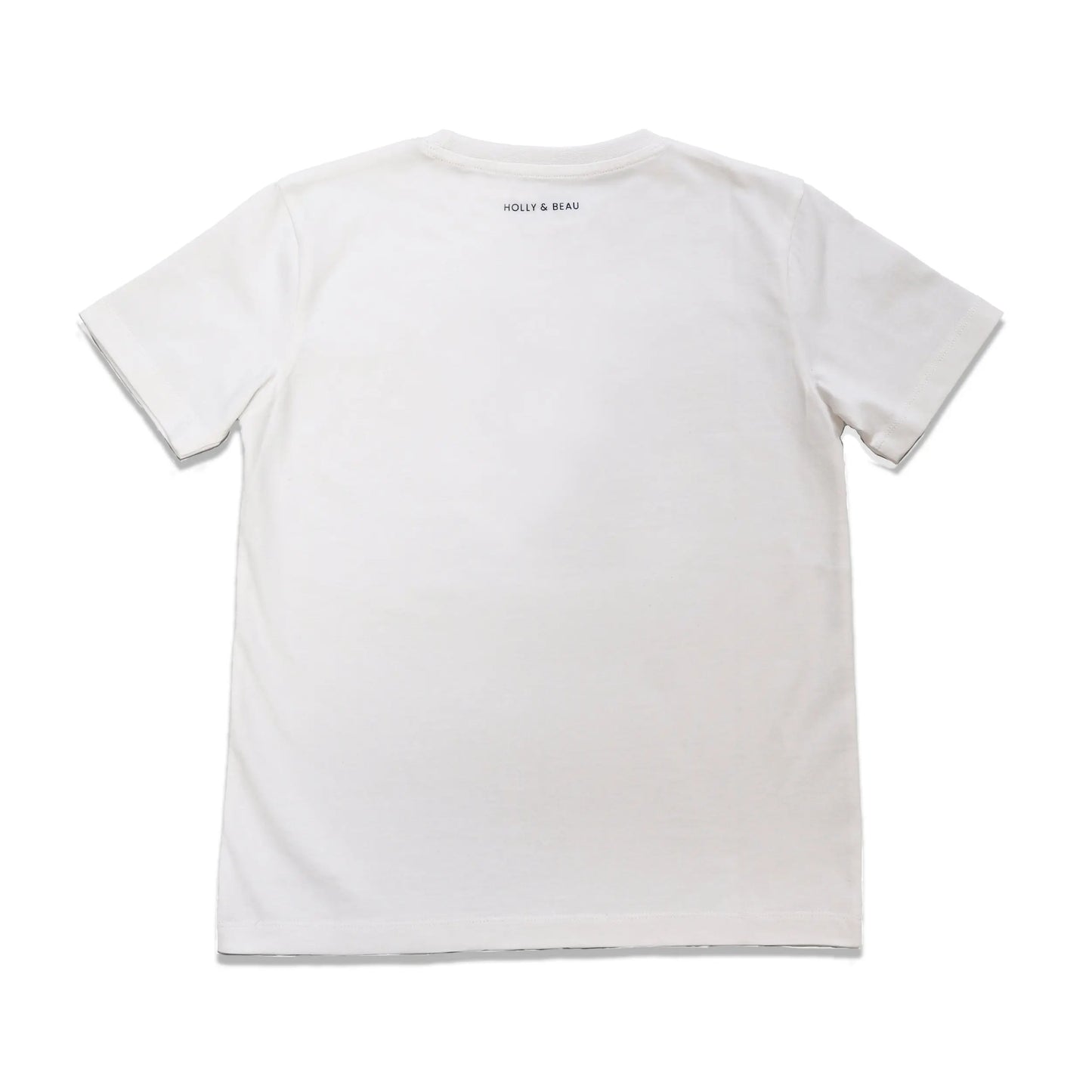 Organic Cotton T-Shirt White Turtle Hollyandbeauu