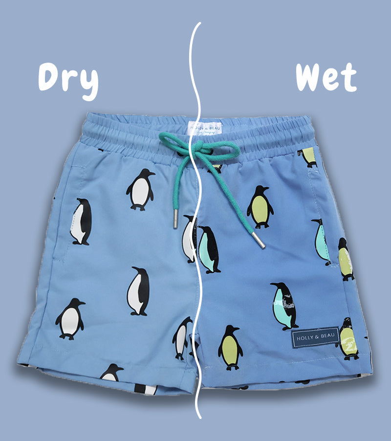 Penguin Colour Changing Swim Shorts