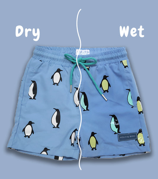 Penguin Colour Changing Swim Shorts
