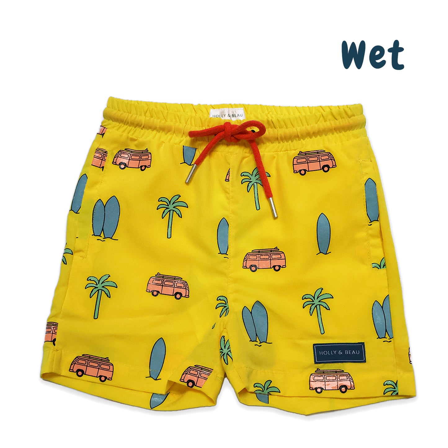 Surfboard Colour Changing Swim Shorts