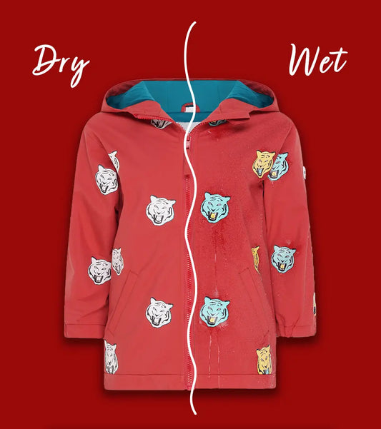 Tiger Colour Changing Raincoat Hollyandbeauu