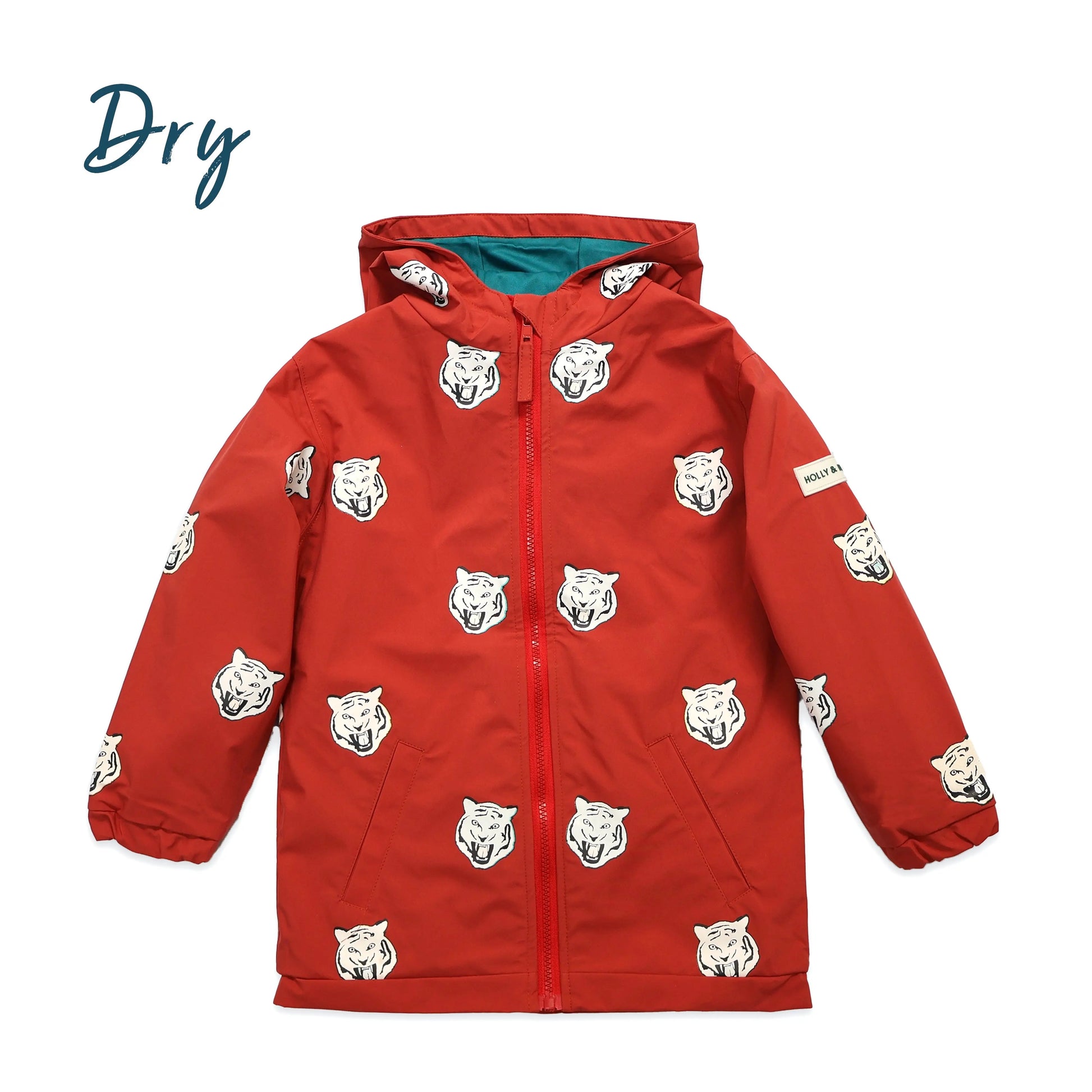 Tiger Colour Changing Raincoat Hollyandbeauu