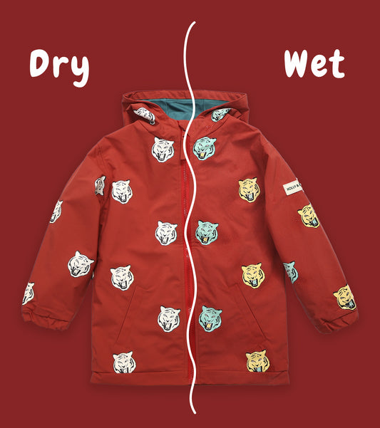 Tiger Colour Changing Raincoat
