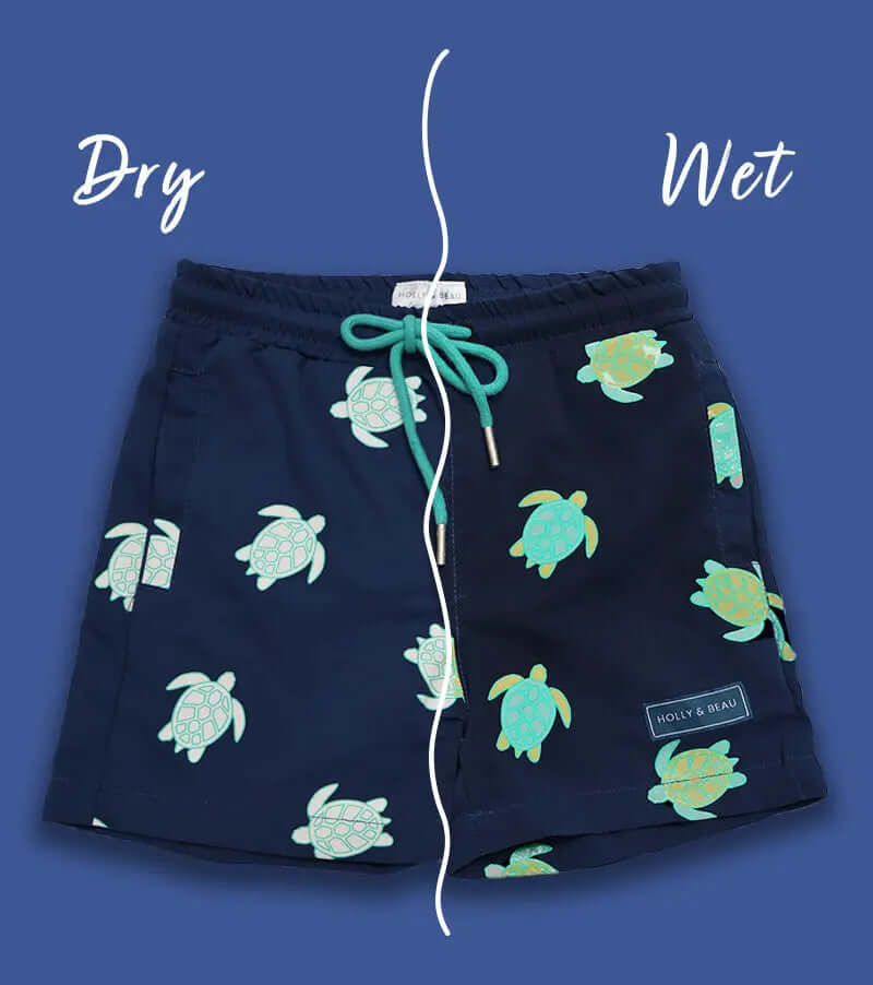 Turtle Colour Changing Swim Shorts Hollyandbeauu