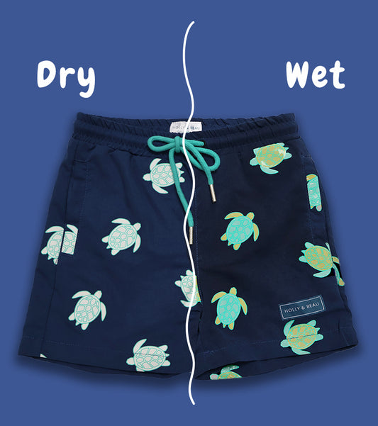Turtle Colour Changing Swim Shorts