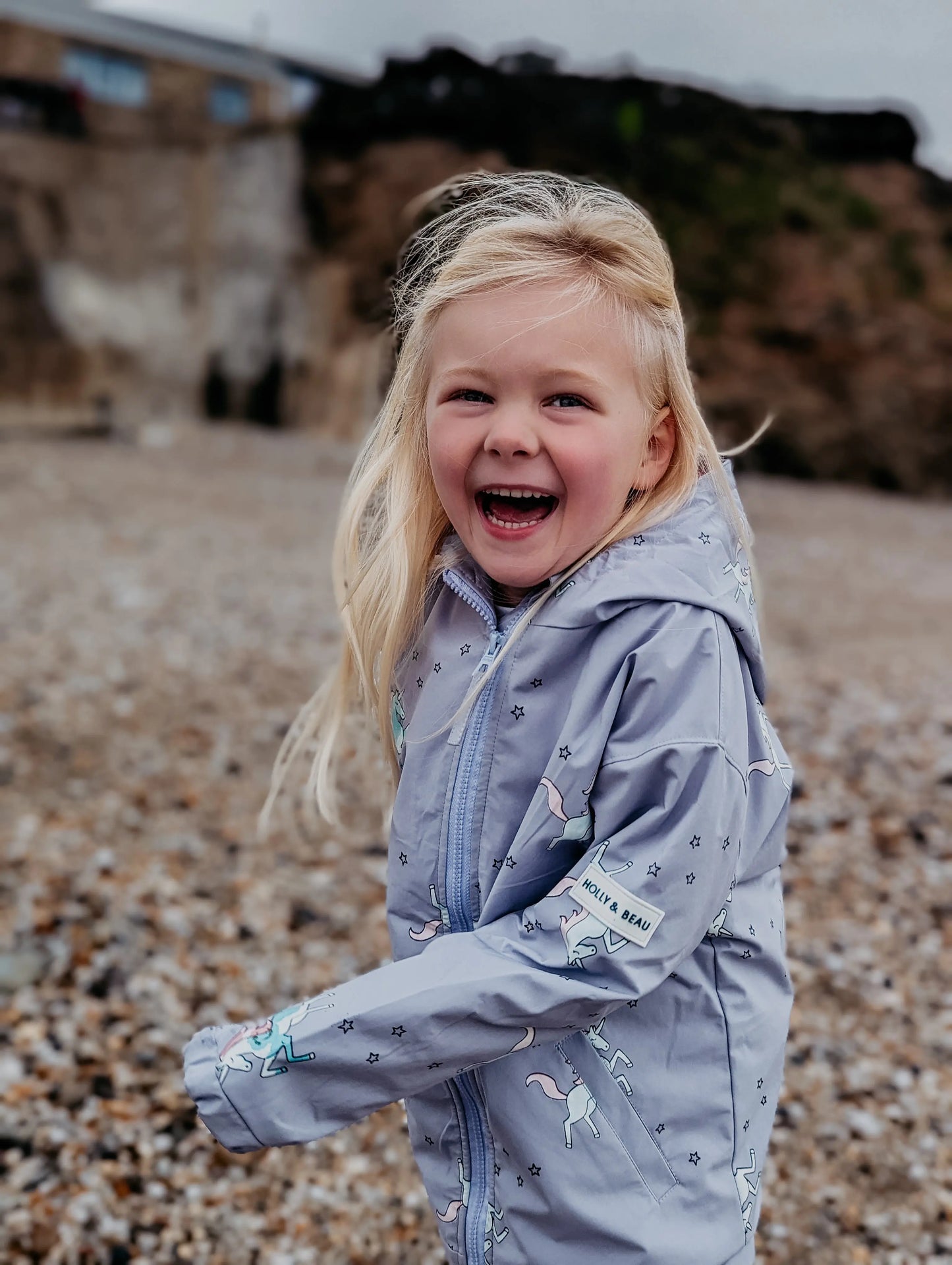Unicorn Colour Changing Raincoat Hollyandbeauu