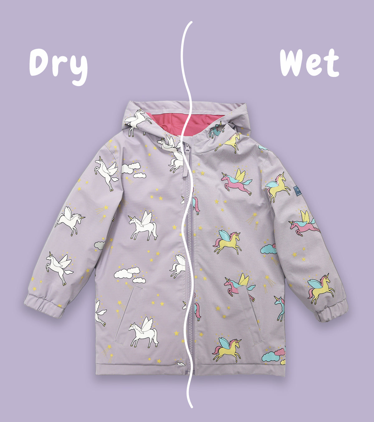 Unicorn Changing Raincoat