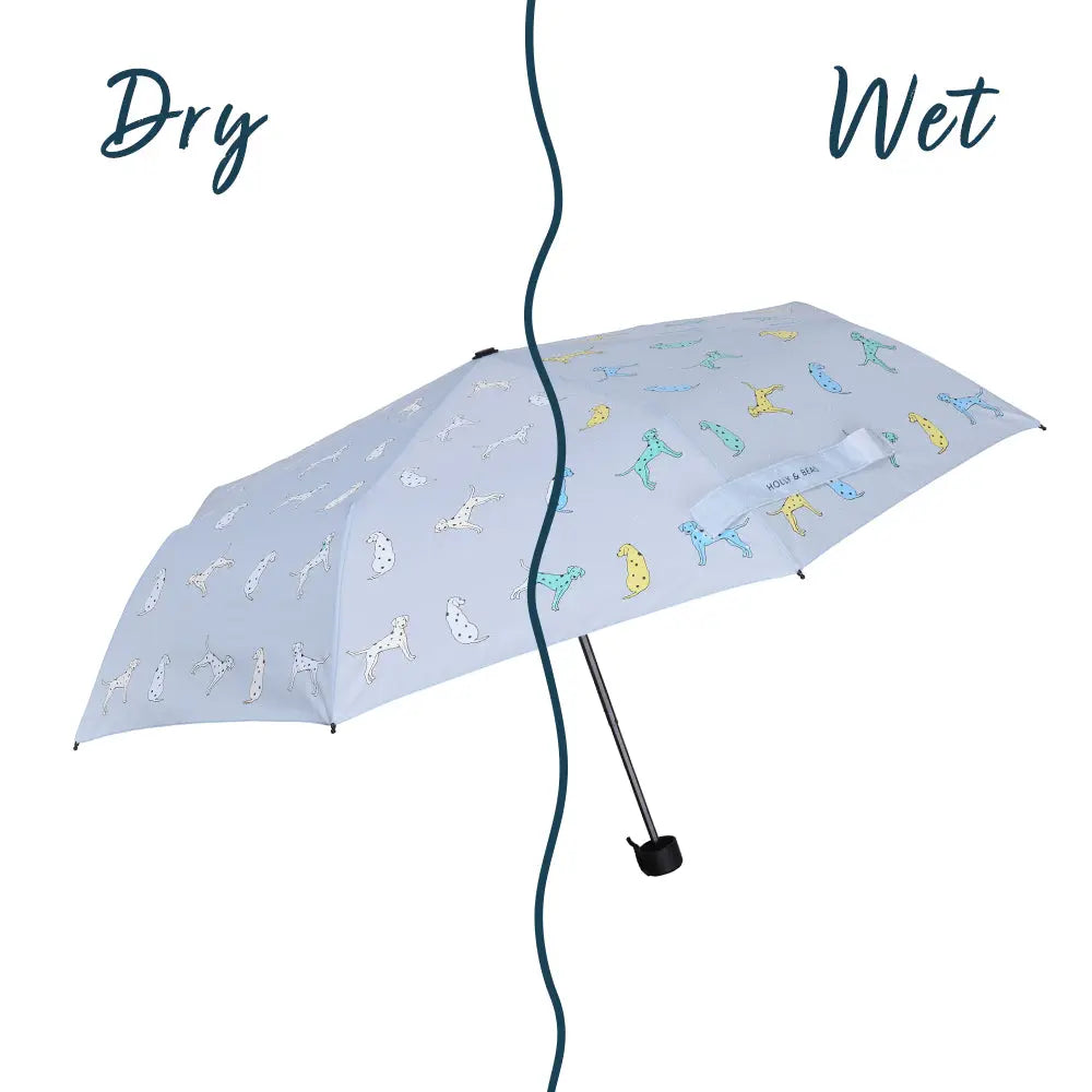 Women's Dalmatian Colour Changing Umbrella Hollyandbeauu