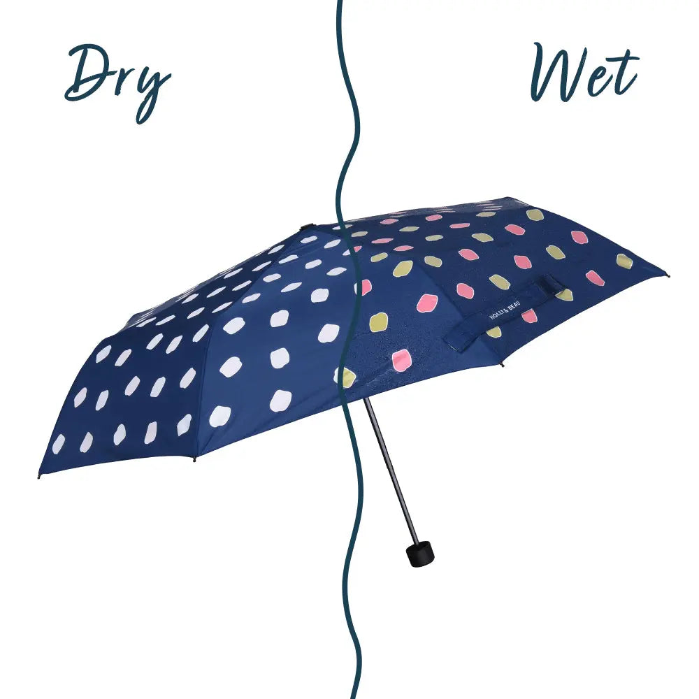 Women's Polka Dot Colour Changing Umbrella Hollyandbeauu